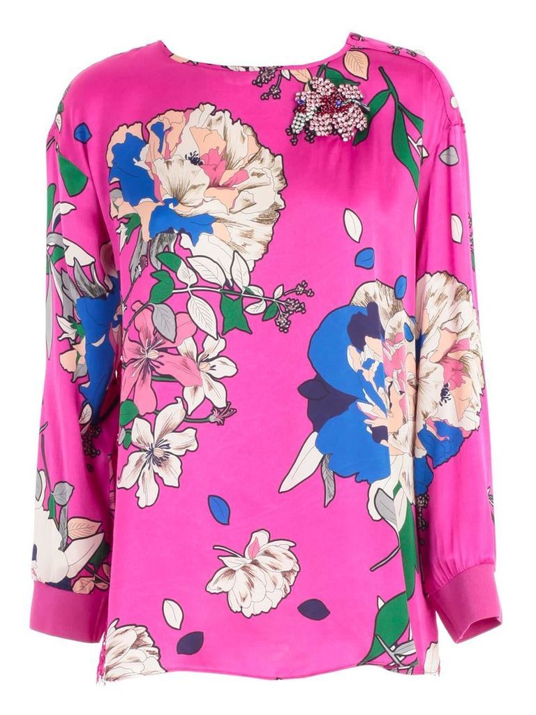 TwinSet Floral Print Top