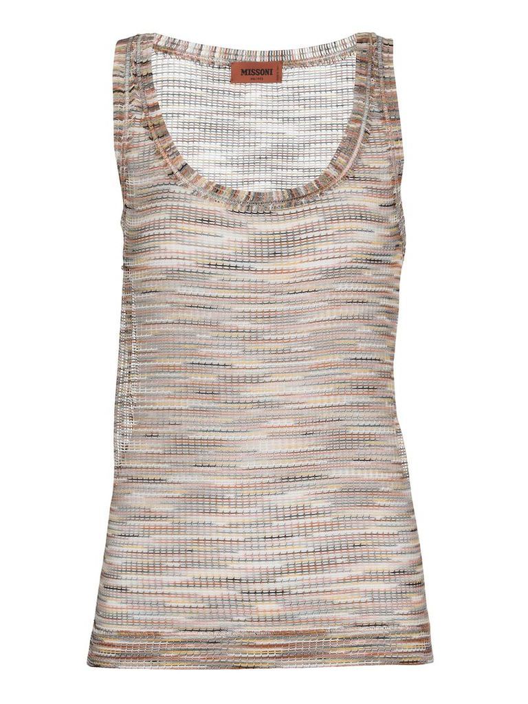 Missoni Knitted Sheer Top