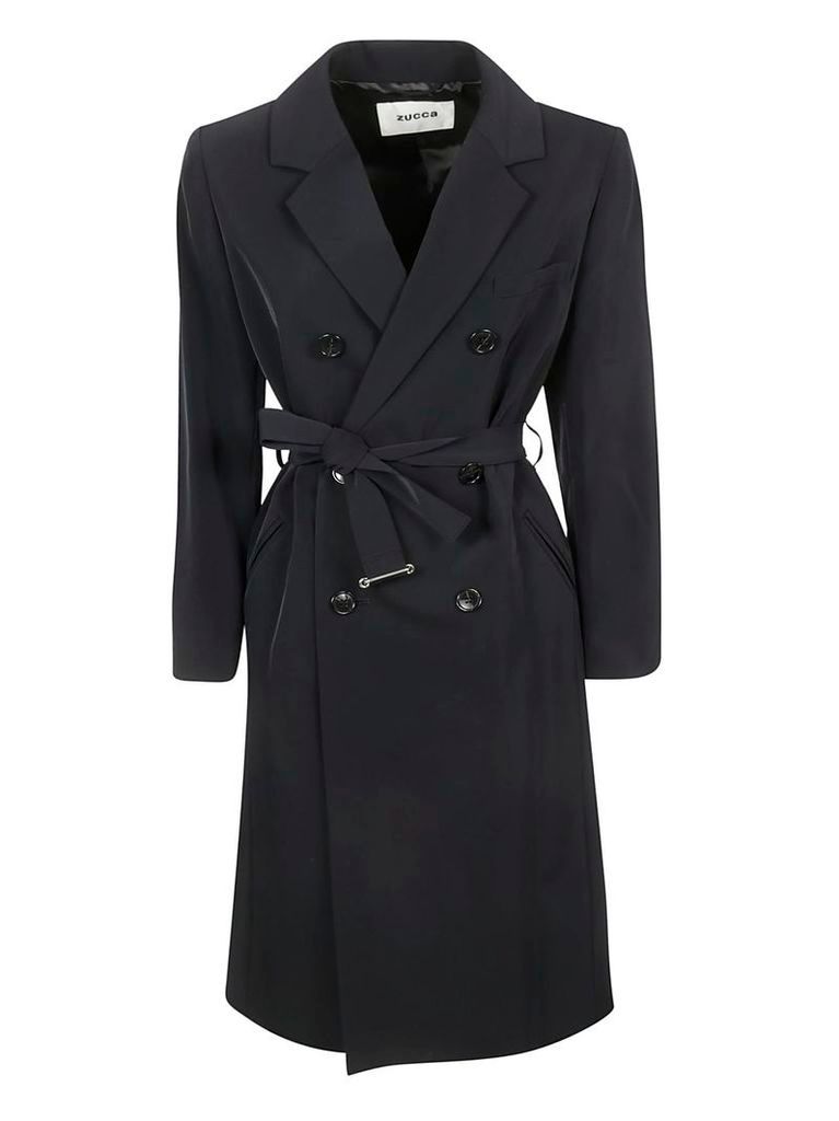 Double Breasted Button Trench