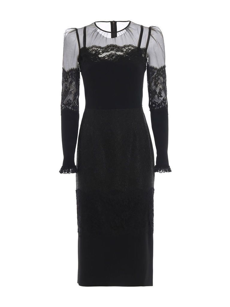 Dolce & Gabbana Lace Detail Dress