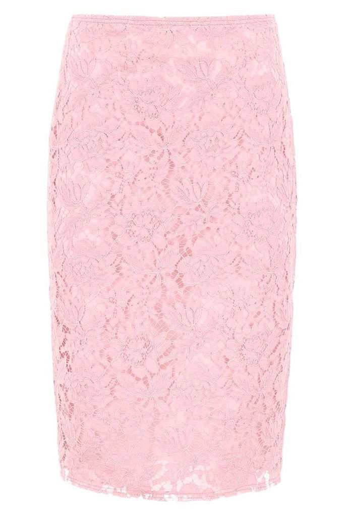 Valentino Midi Lace Skirt
