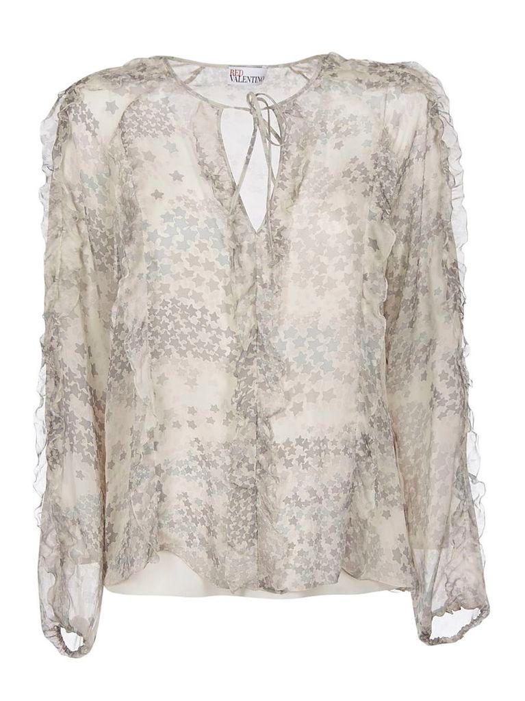 RED Valentino Star Detail Blouse