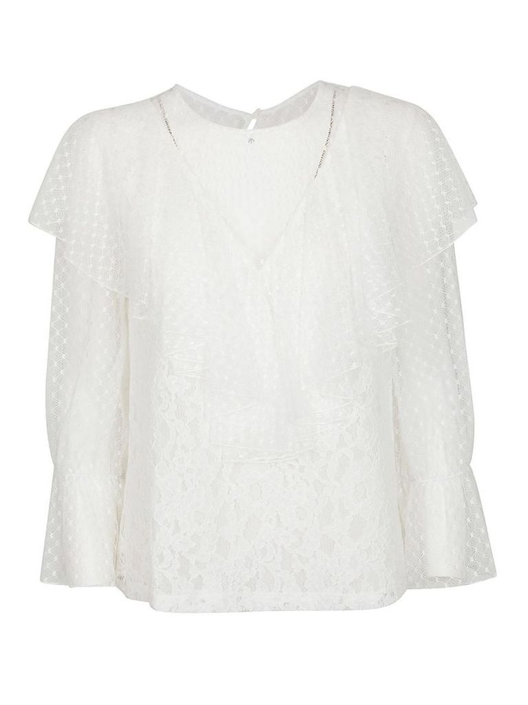 See By Chloé Ruffled Lace Blouse