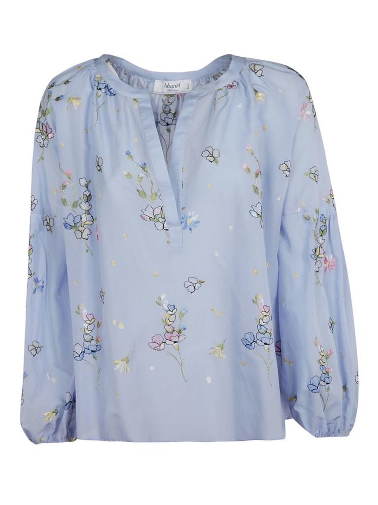 Blugirl Floral Embroidery Blouse