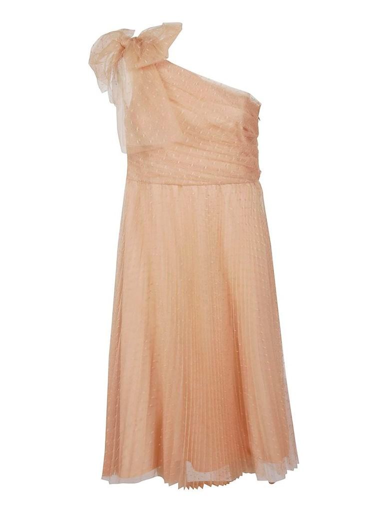 RED Valentino One Shoulder Tulle Dress