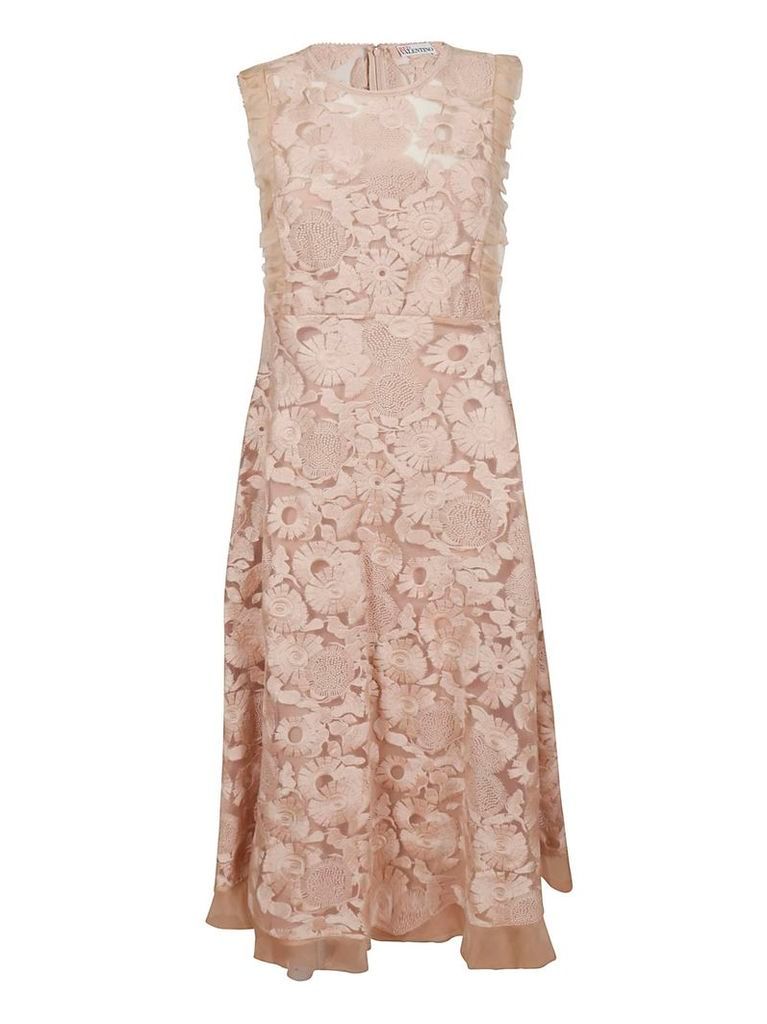 RED Valentino Floral Lace Dress