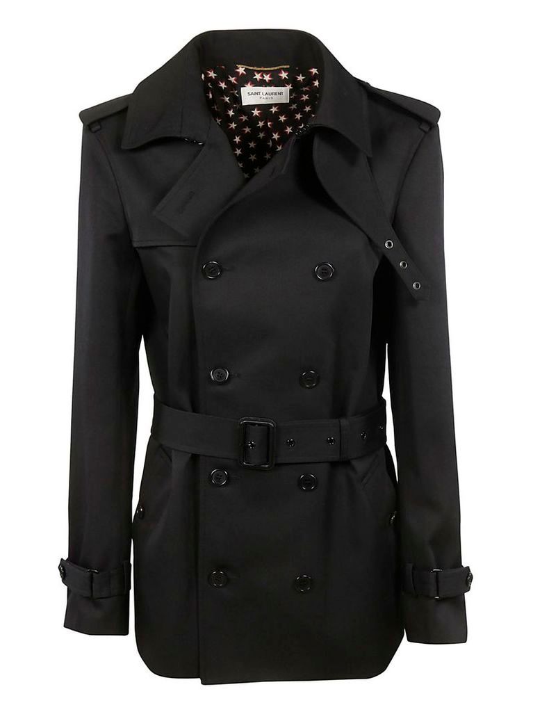 Saint Laurent Double Breasted Trench