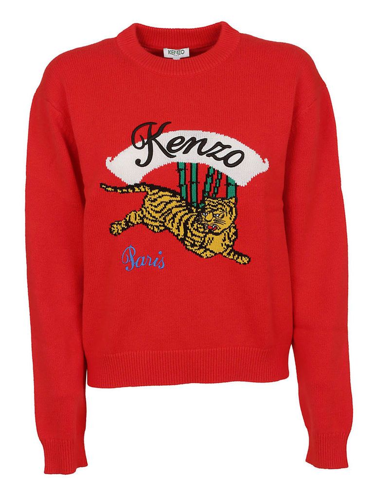 Kenzo Intarsia Tiger Sweater
