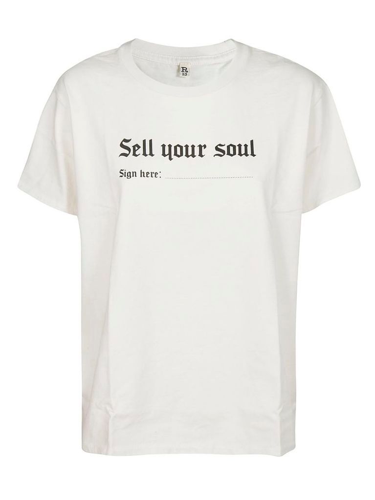 R13 Sell Your Soul T-shirt