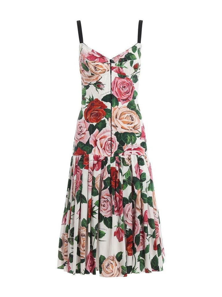Dolce & Gabbana Floral Midi Dress