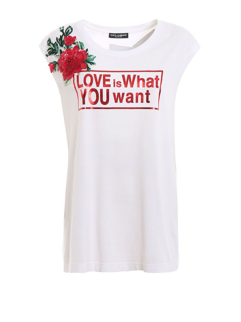 Dolce & Gabbana Printed Longing T-shirt