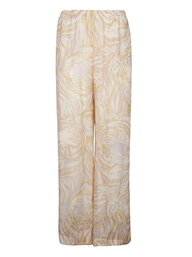 See by Chloé Wide Tiger Print Trousers