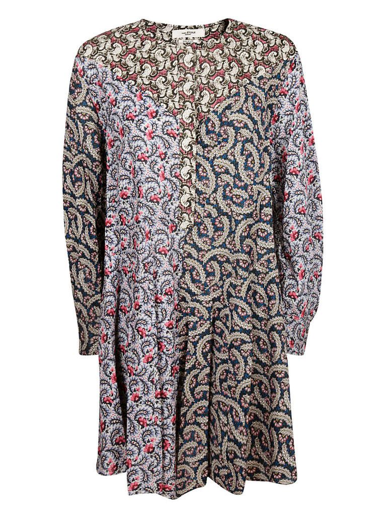 Isabel Marant Étoile Lissande Contrast Floral Print Dress