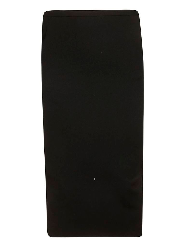 Rick Owens Wrap Back Fitted Skirt