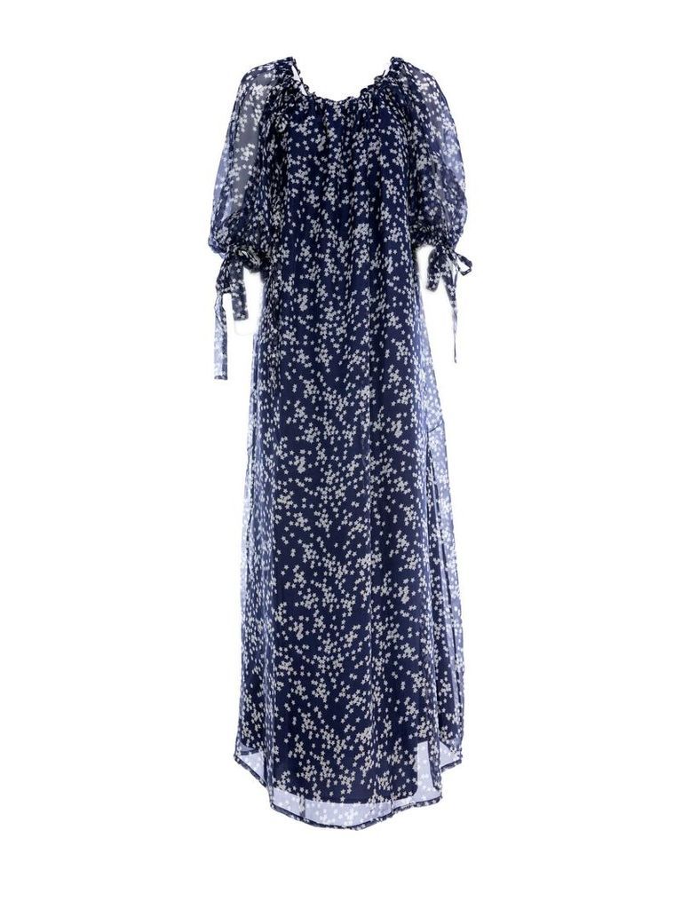 Parosh P.a.r.o.s.h. Chiffon Long Dress