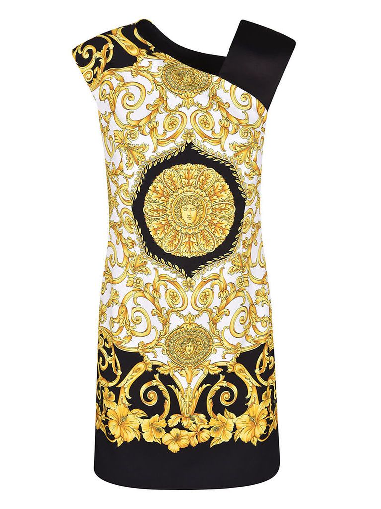 Versace Barocco Print Dress