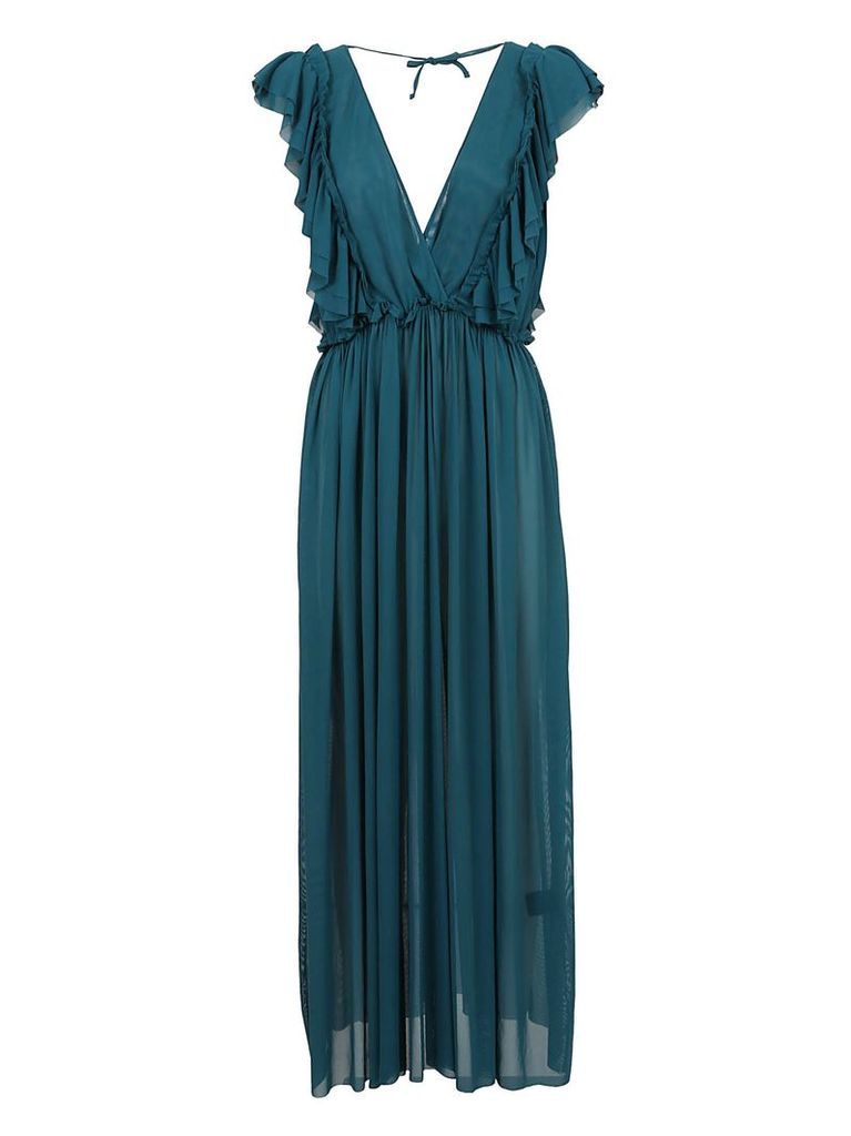 Fisico - Cristina Ferrari Ruffled Sleeveless Dress