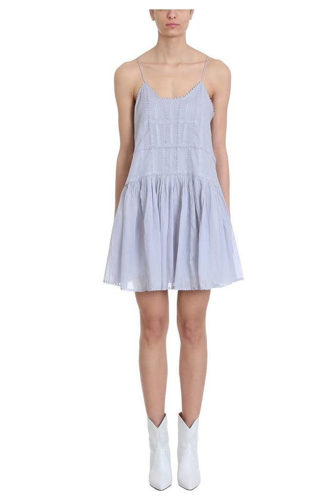 Isabel Marant Étoile Amelie Light Blue Cotton Dress