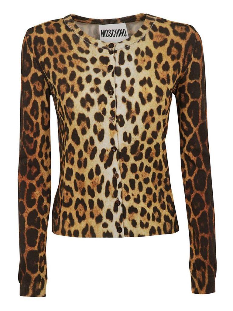 Leopard Printed Cardigan