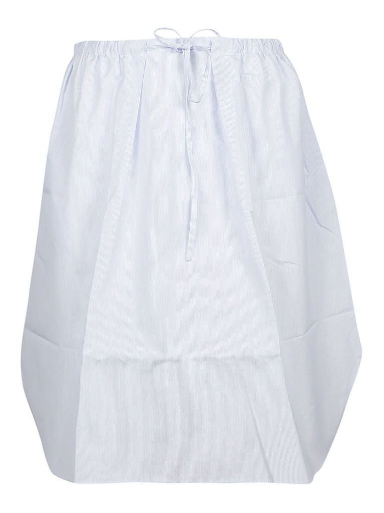 Jil Sander Navy Drawstring Skirt