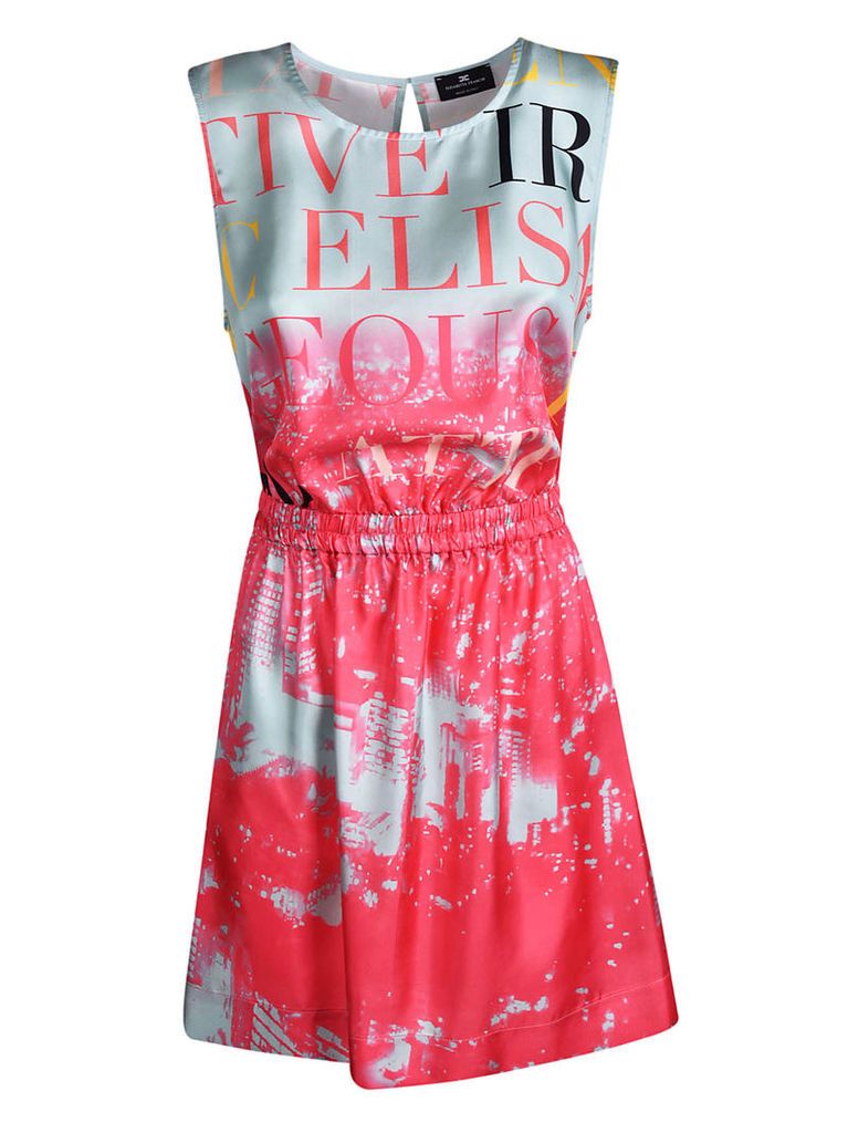 Elisabetta Franchi For Celyn B. Printed Mini Dress