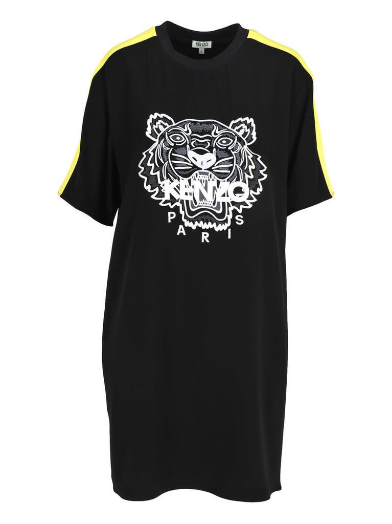 Kenzo Kenzo Embroidered Tiger T-shirt Style Dress