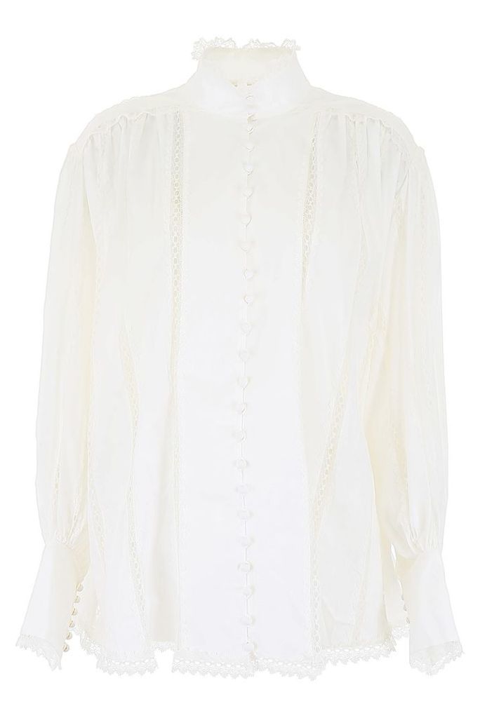 Zimmermann Shirt With Lace Inserts