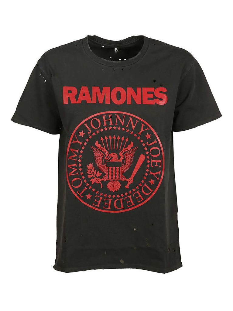 R13 Distressed Ramones T-shirt
