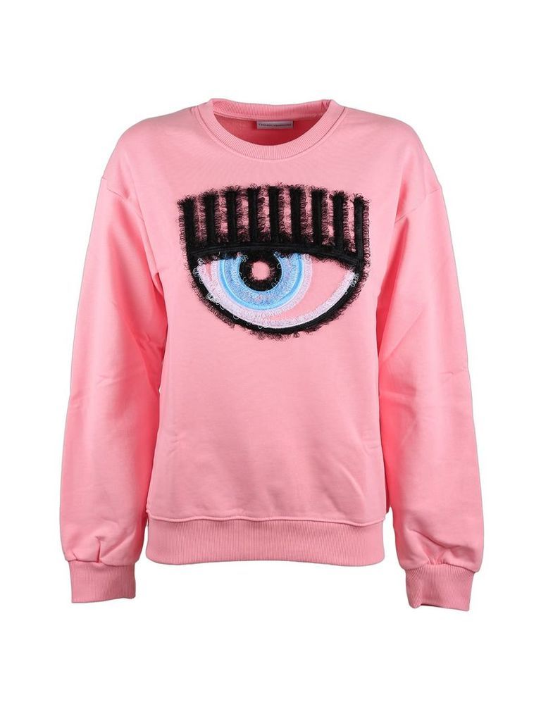 Chiara Ferragni pink sweatshirt