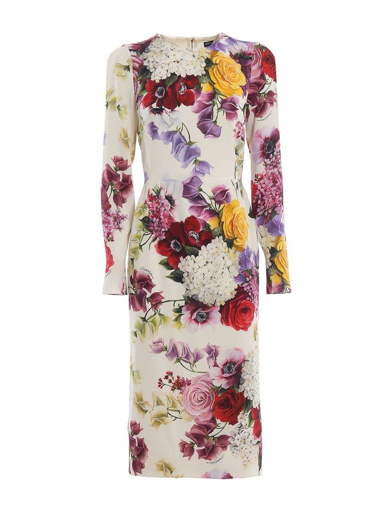 Dolce & Gabbana Floral Print Pencil Dress
