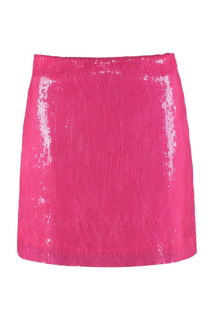 Alberta Ferretti Sequins Mini Skirt