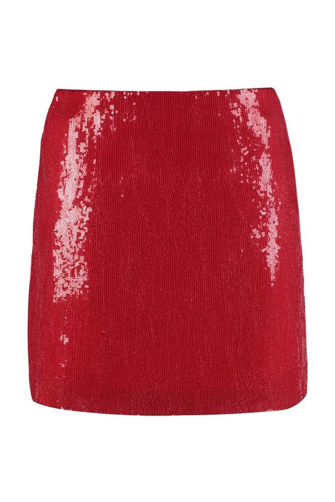 Alberta Ferretti Sequins Mini Skirt