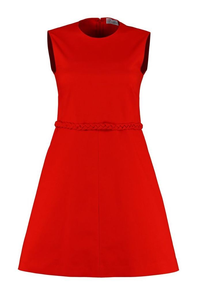 RED Valentino Stretch Cotton Mini-dress