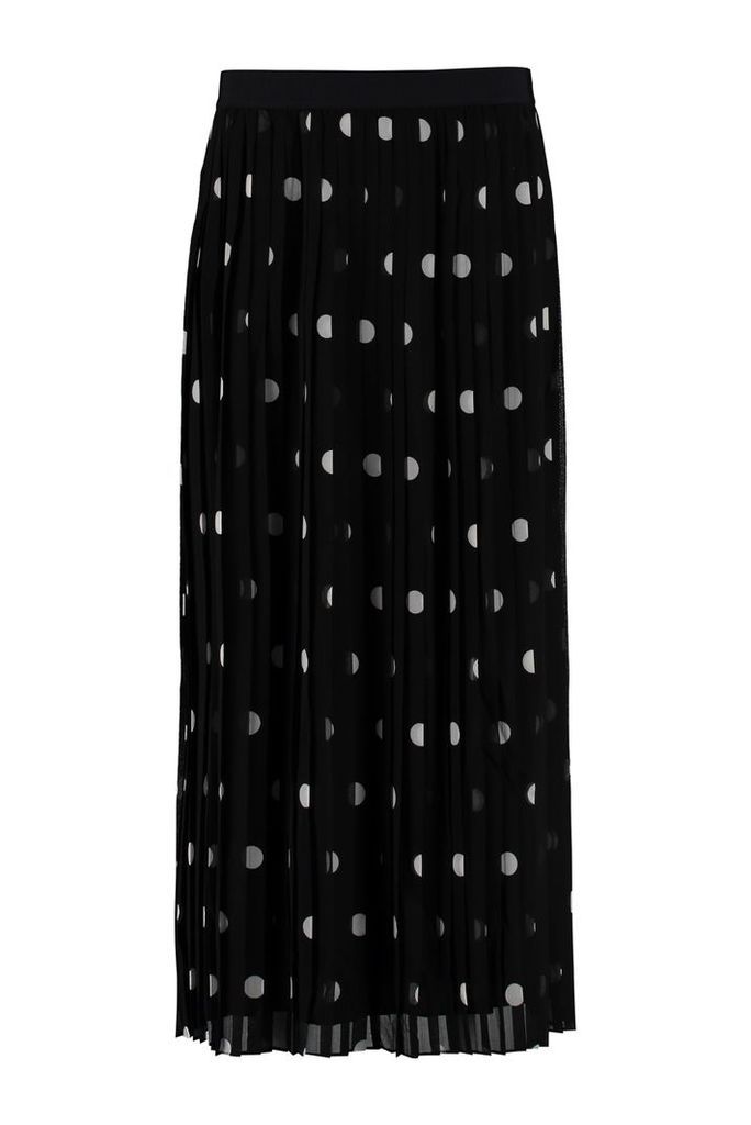 Zimmermann Polka-dot Print Pleated Skirt