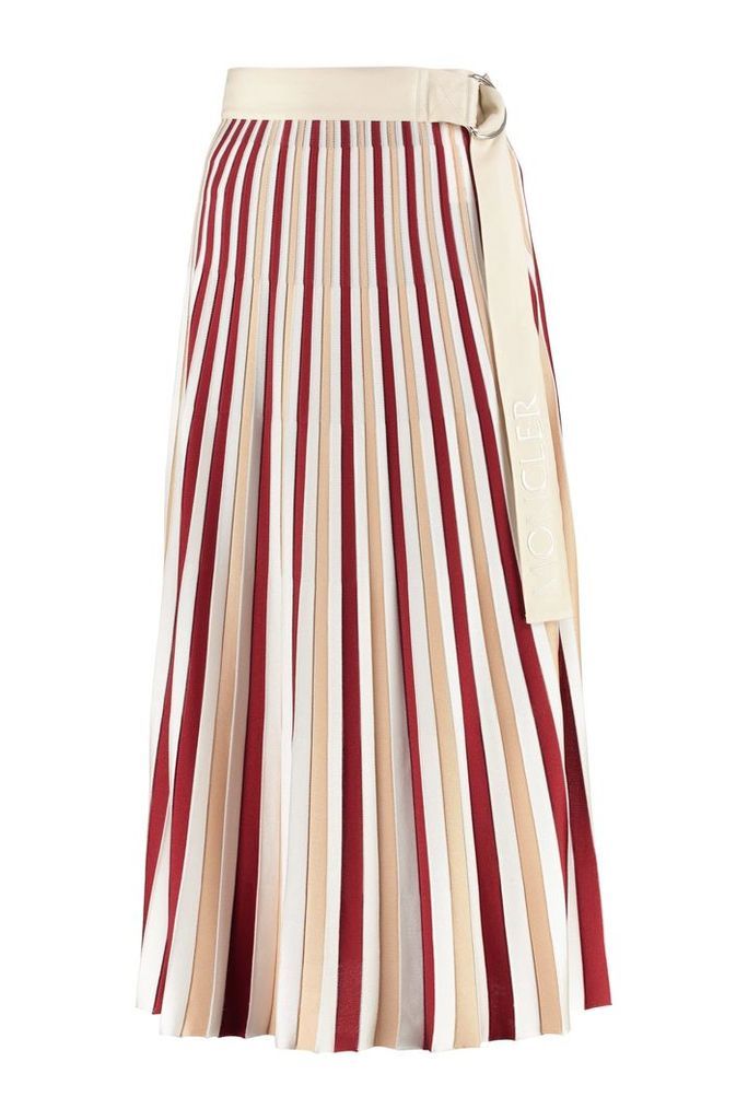 Moncler Pleated Knitted Skirt