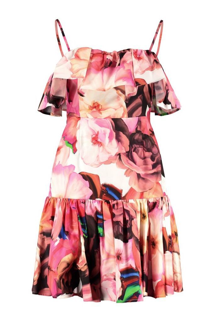 MSGM Printed Cotton Dress