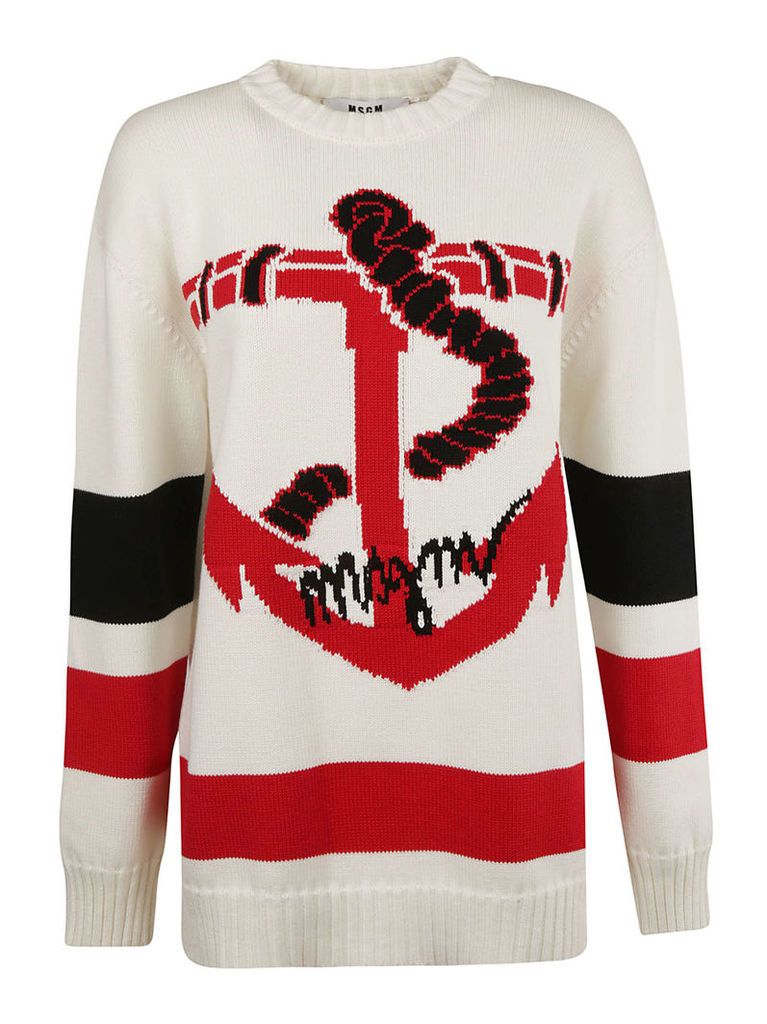 MSGM Anchor Patterned Sweater