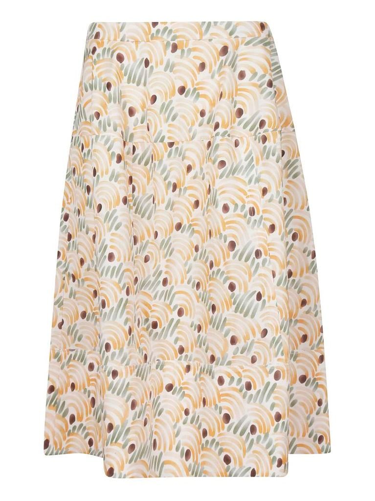 Marni High Waist Printed Skirt