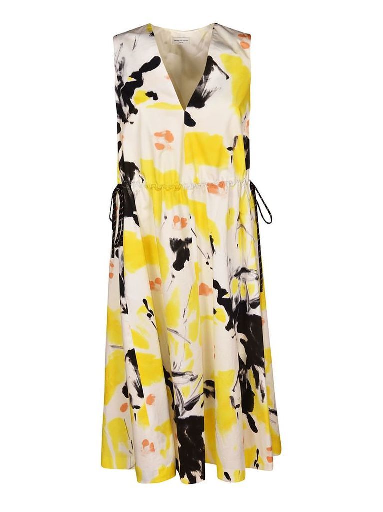 Dries Van Noten Paint Print Dress