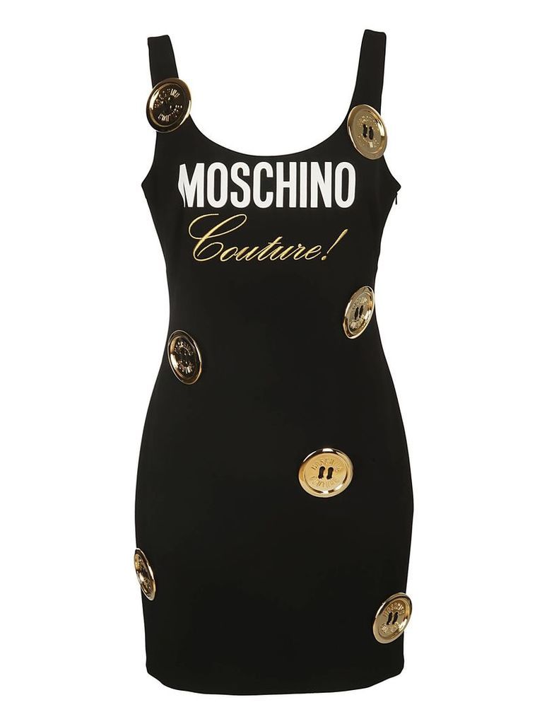 Moschino Button-embellished Dress