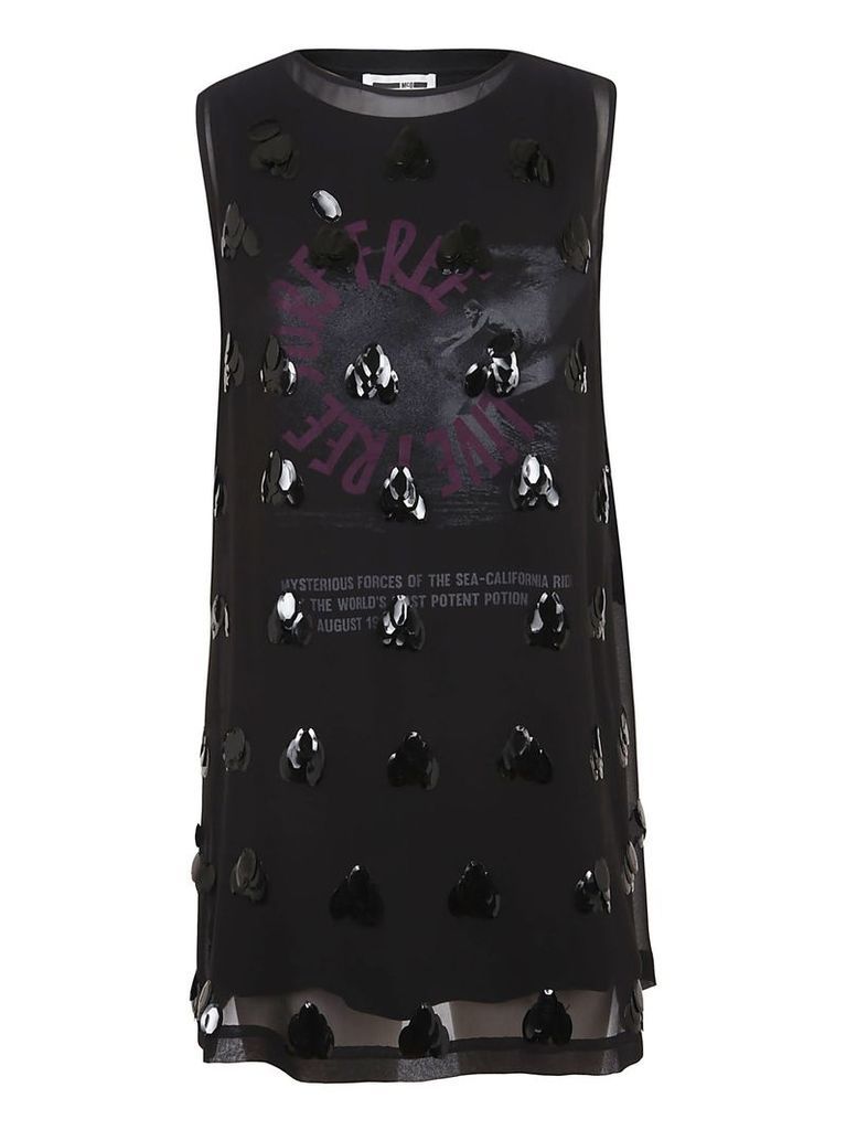 McQ Alexander McQueen Embellished Shift Dress