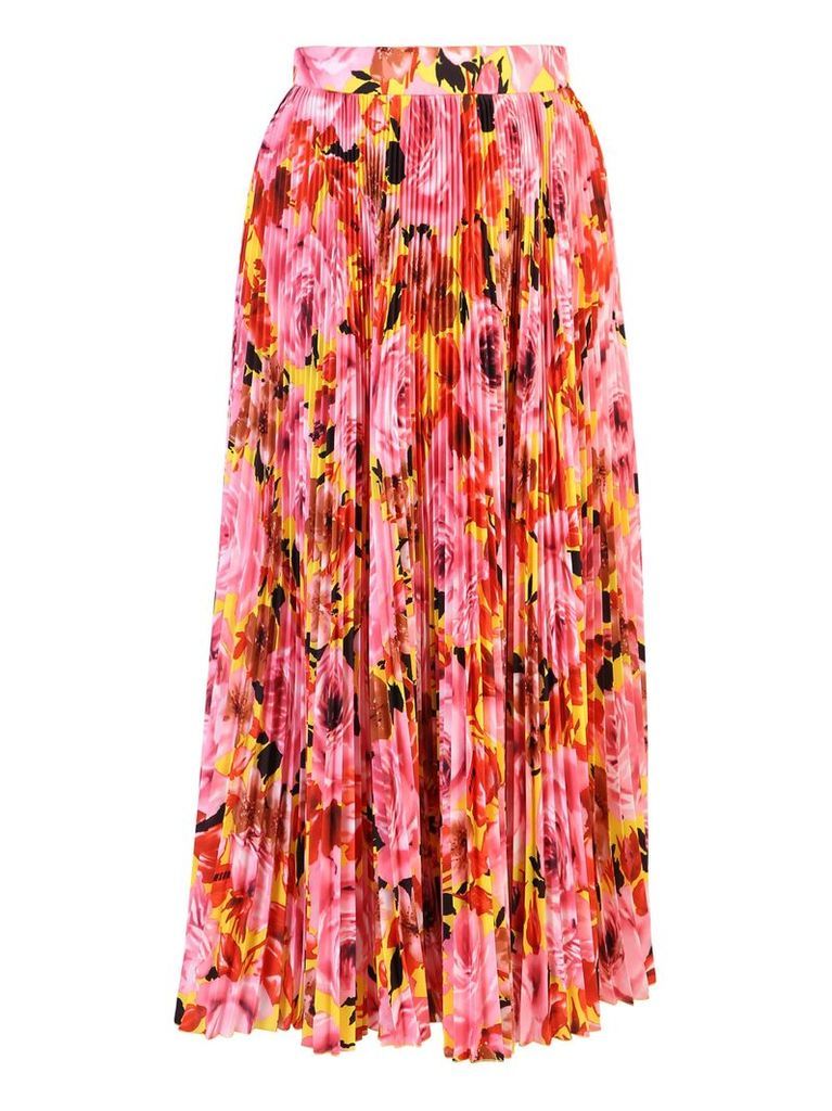 MSGM Floral Motif Skirt