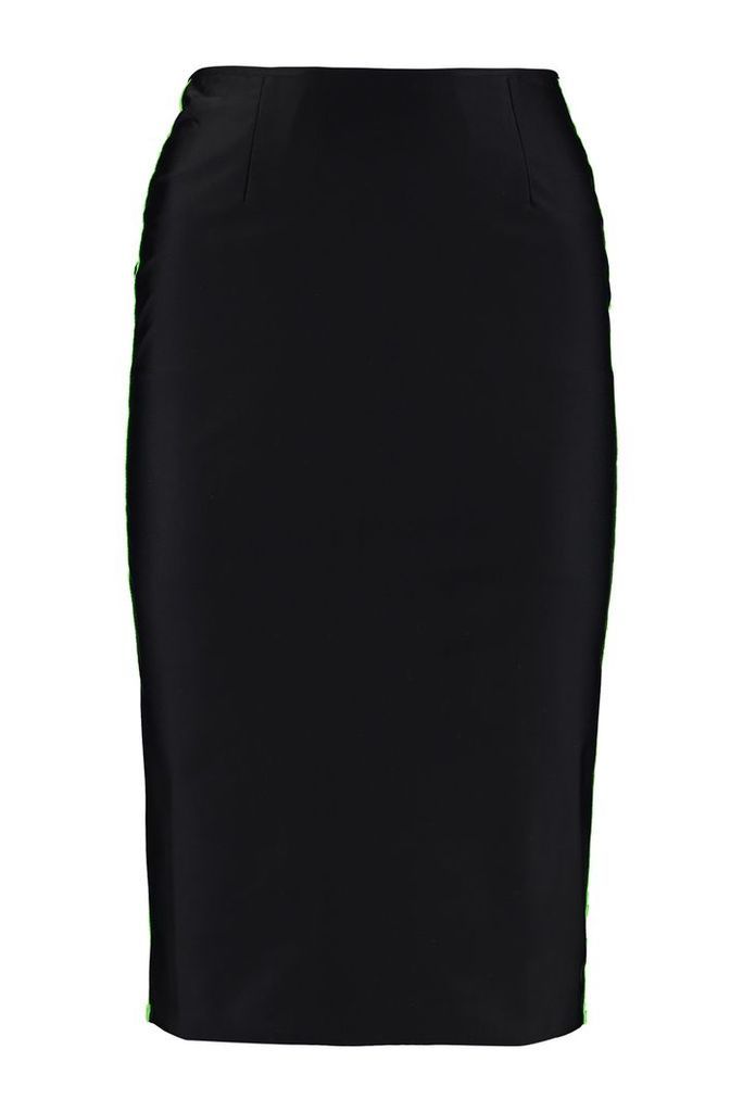 GCDS Stretch Pencil Skirt With Zip