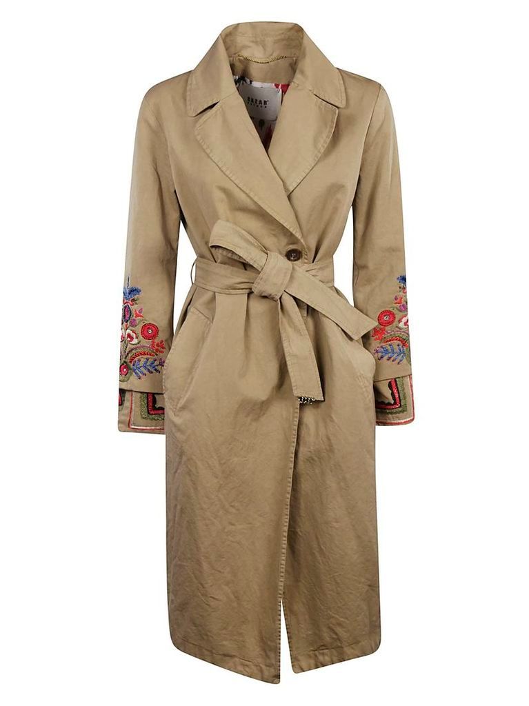 Bazar Deluxe Embroidered Trench
