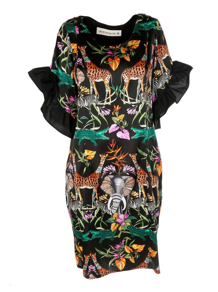 Shirt a Porter Safari Print Dress