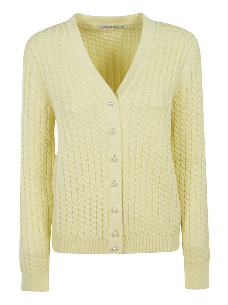 Alessandra Rich Buttoned Cardigan