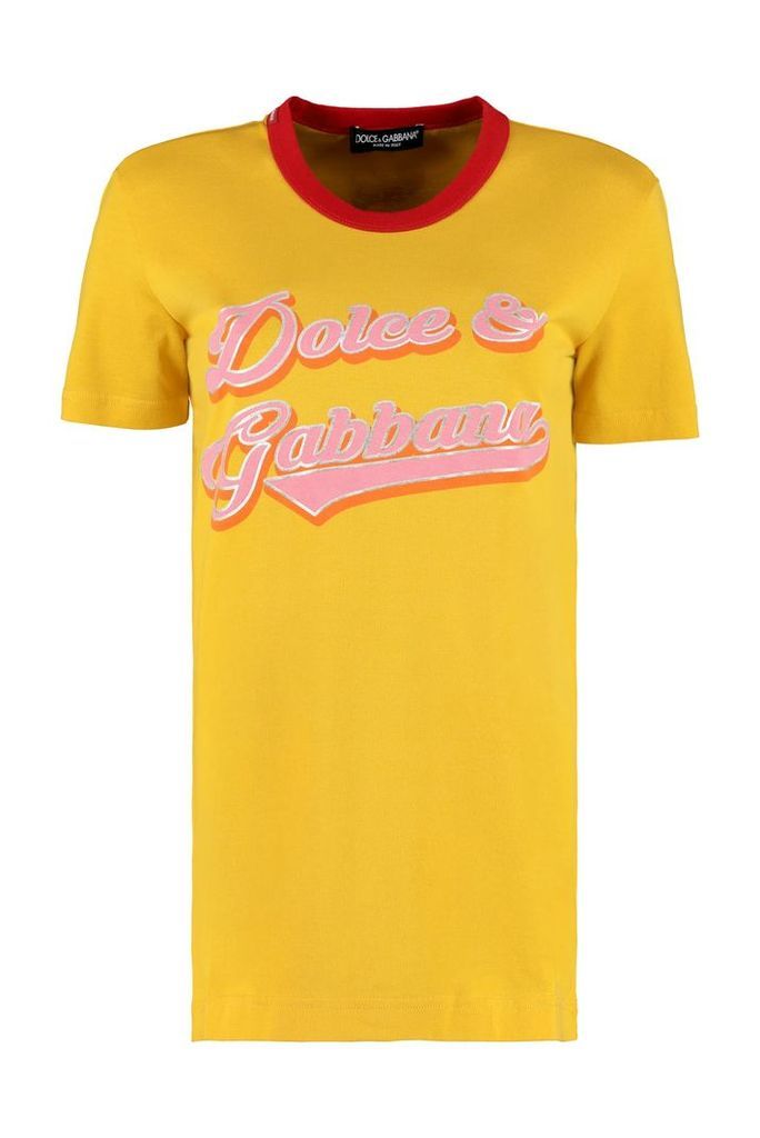Dolce & Gabbana Printed Cotton T-shirt