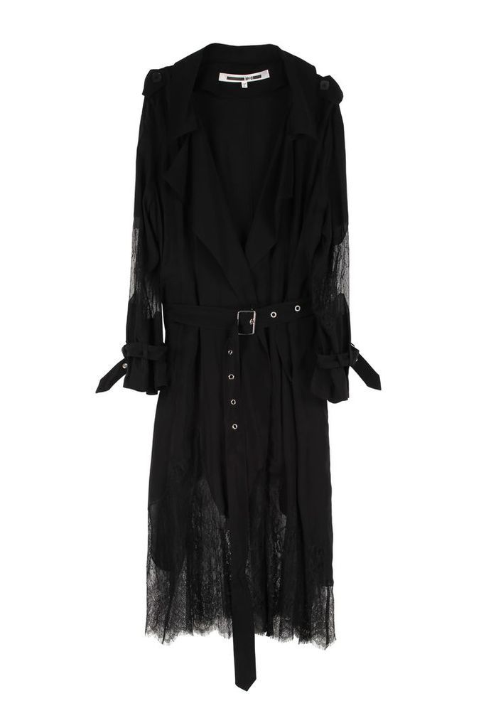 McQ Alexander McQueen Trench-coat With Lace Details