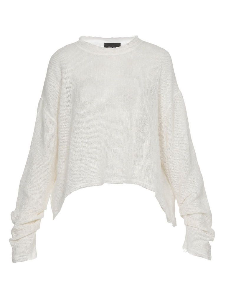 Andrea Yaaqov Cotton And Linen Sweater