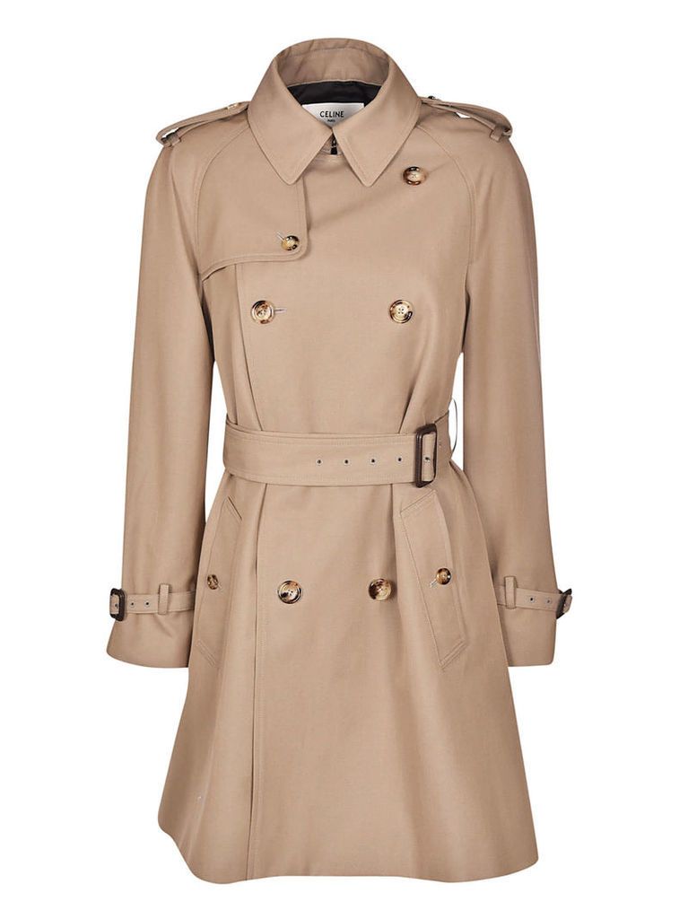 Celine Double-breasted Trench